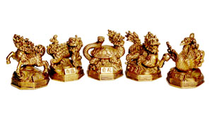 5 Celestial Guardians for Good Fortune and Protection