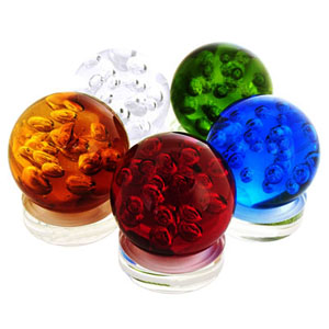 5 element Crystal Spheres (5 pieces per set)