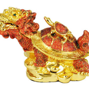 Bejeweled Dragon Tortoise for Great Good Fortune