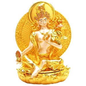 Bejeweled White Tara( FERTILITY TARA )