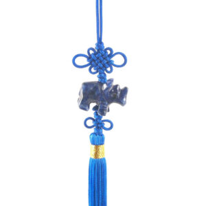 Blue Rhinoceros Tassel for Protection ( Special Offer )