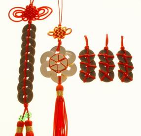 Chinese Coins Tassel Set