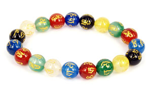 Feng Shui Crystals Bracelet with MANTRA