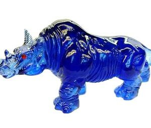 Large Blue Rhinoceros for Protection