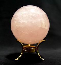 Natural Rose Quartz Sphere