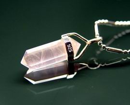 Rose Quartz Point Pendant for Love ( Special Offer )