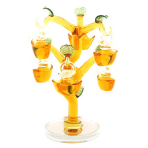 Yellow Crystal Golden Ingots Tree