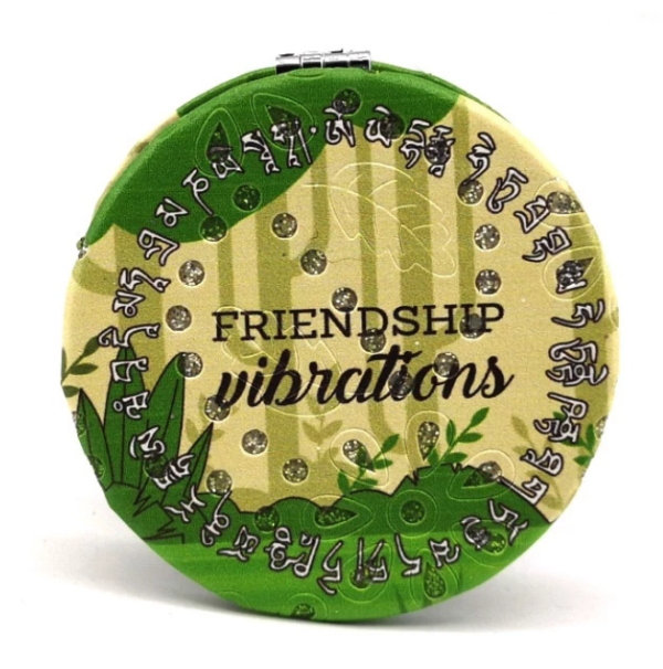 Friendship Vibrations Feng Shui Mirror - Feng Shui Gift for Networking and Good Relations - Image 2